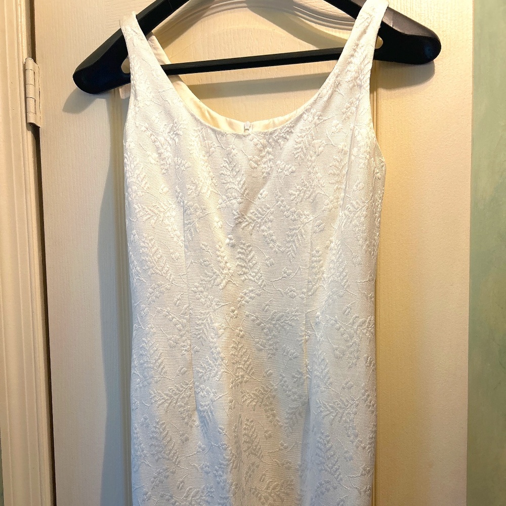 Cynthia Rowley fully lined silk brocade dress subtle shine sz4 NWOT